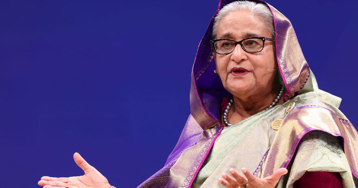 বাংলাদেশের প্রধানমন্ত্রী শেখ হাসিনা। ছবি: সংগৃহীত