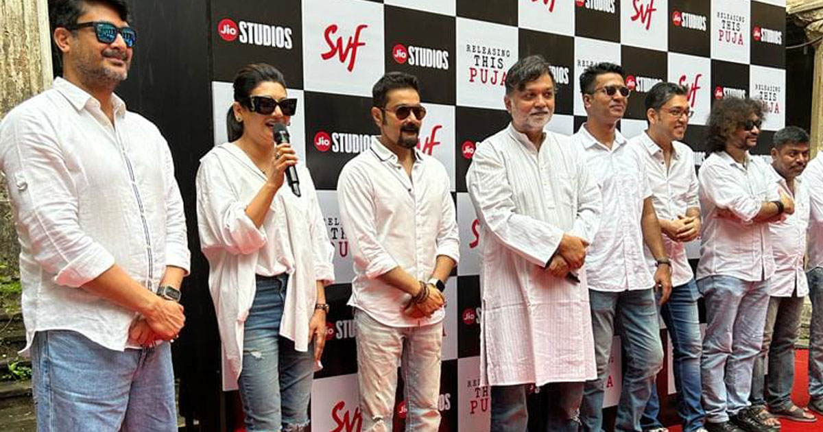‘দশম অবতার’ এর লোগো উন্মোচন অনুষ্ঠানে জয়া আহসান। ছবি: সংগৃহীত