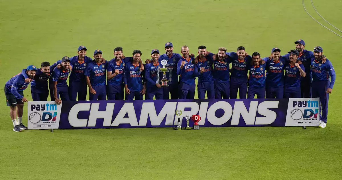 ওয়েস্ট ইন্ডিজের বিপক্ষে টানা ১৩তম ওয়ানডে সিরিজ জিতল ভারত। সংগৃহীত ছবি
