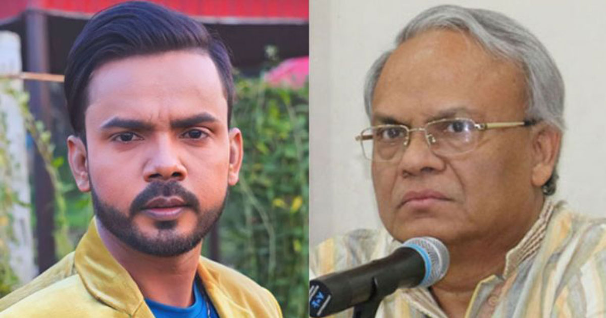 হিরো আলম (বাঁয়ে) ও রুহুল কবির রিজভী। ছবি: সংগৃহীত