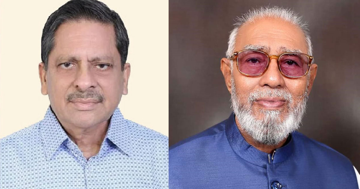 বরিশালের নবনির্বাচিত মেয়র আবুল খায়ের (বাঁয়ে) ও খুলনায় তৃতীয়বার নির্বাচিত মেয়র আব্দুল খালেক। ছবি: সংগৃহীত