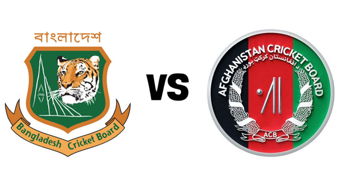 বাংলাদেশ ও আফগানিস্তান ক্রিকেট টিমের লোগো। ফাইল ছবি