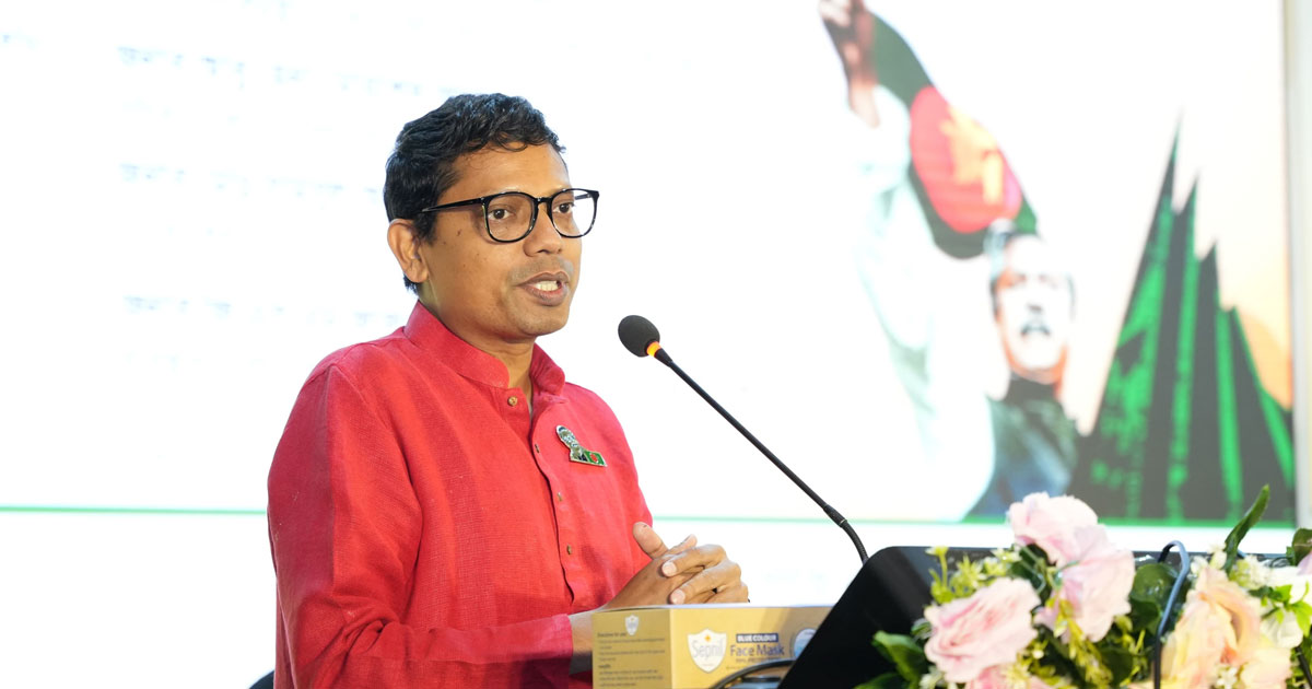 বাংলাদেশের ডাক, টেলিযোগাযোগ এবং তথ্য প্রযুক্তি প্রতিমন্ত্রী জুনাইদ আহমেদ পলক। ছবি: বাসস