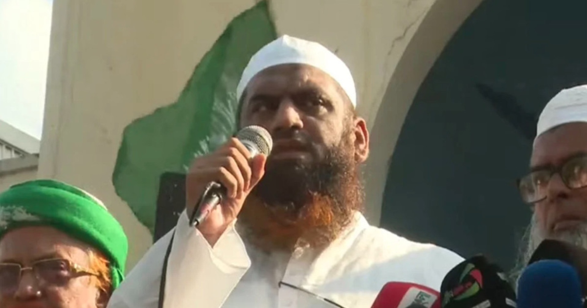 বাংলাদেশ খেলাফত মজলিসের মহাসচিব মামুনুল হক। ছবি: সংগৃহীত