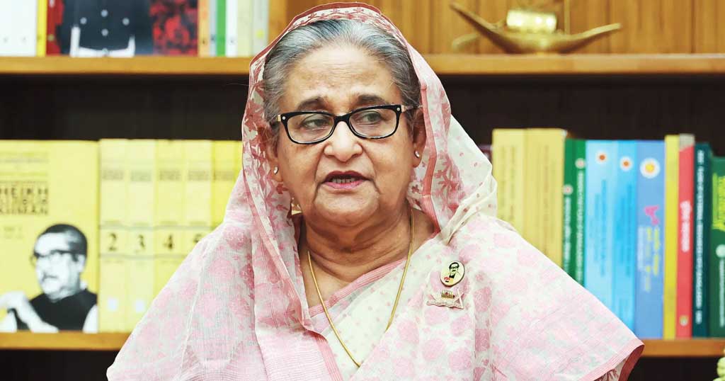 সাবেক প্রধানমন্ত্রী শেখ হাসিনা। ফাইল ছবি