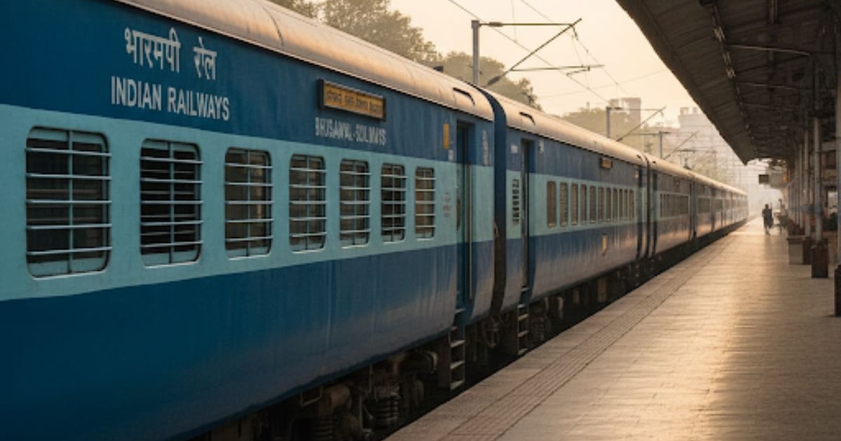 ব্রেক চেইন ধরে টান দিলে চালক ট্রেন থামাতে বাধ্য হন। ছবি: এনডিটিভি