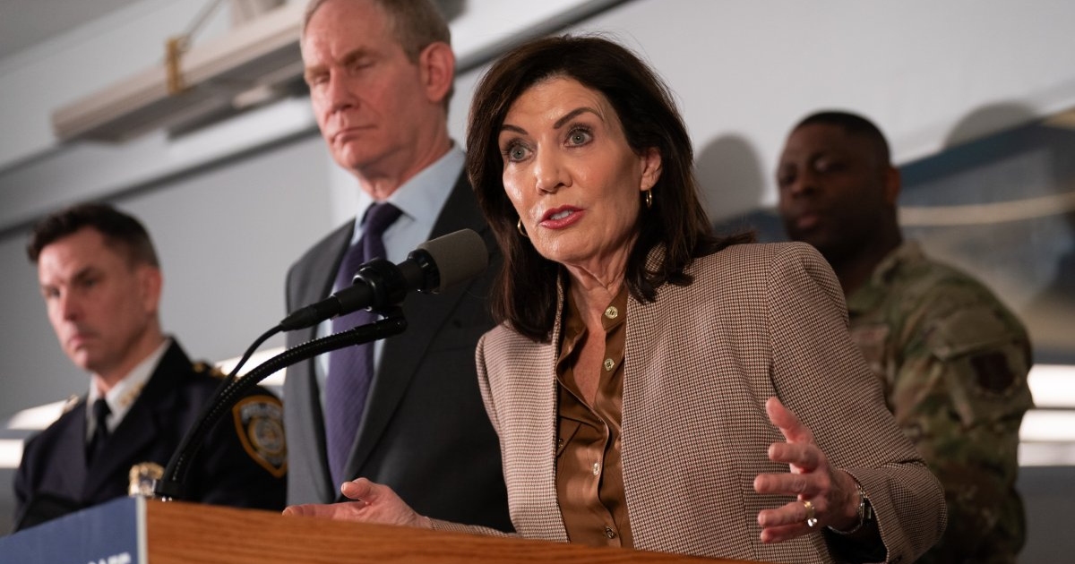 নিউ ইয়র্কের গভর্নর ক্যাথি হোকুল। ফাইল ছবি।