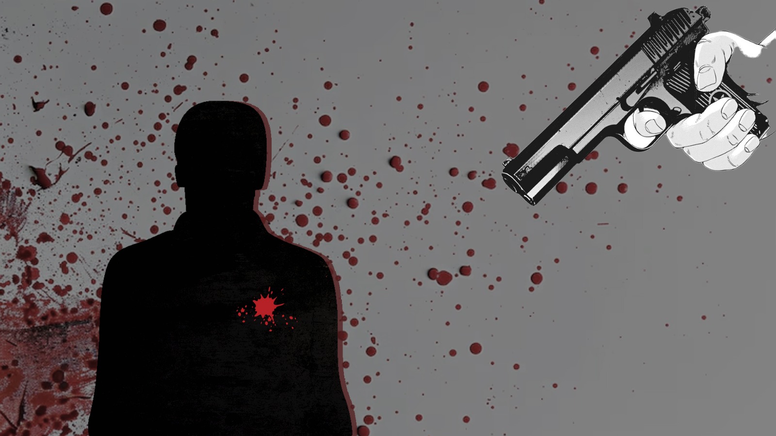 বন্দুকে গুলিবিদ্ধ হয়ে আত্মহত্যার প্রতীকী চিত্র। গ্রাফিক্স: টিবিএন