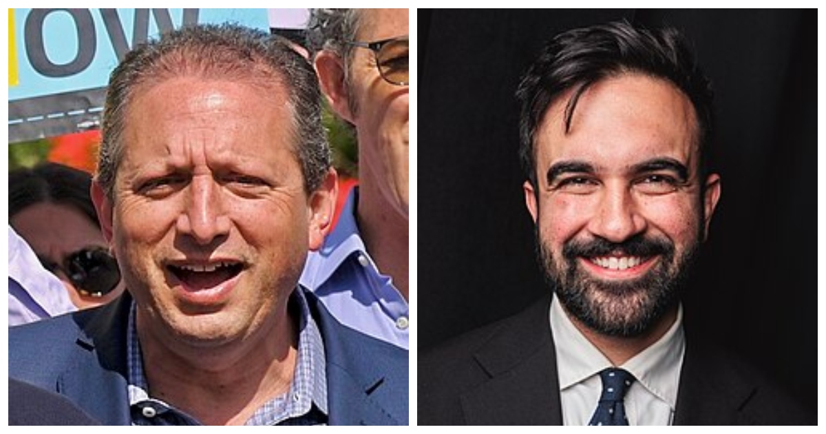 নিউ ইয়র্ক সিটির হিসাবরক্ষক ব্র্যাড ল্যান্ডার(বাঁ পাশে) ও জোরান মামদানি। ছবি: উইকিমিডিয়া কমন্স