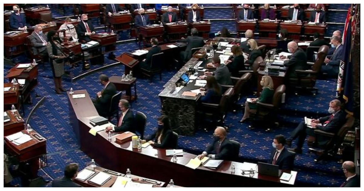 কংগ্রেসের উচ্চকক্ষ সিনেটের একটি অধিবেশনের চিত্র। ছবি: রয়টার্স
