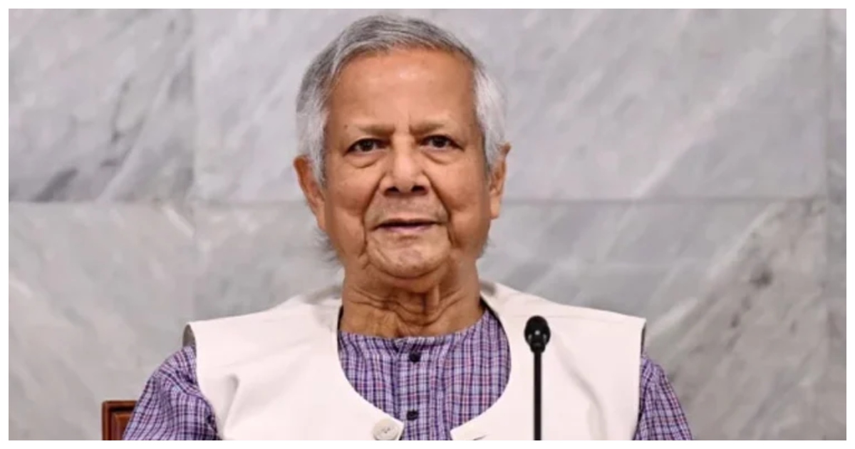 অন্তর্বর্তীকালীন সরকারের প্রধান উপদেষ্টা প্রফেসর মুহাম্মদ ইউনূস। ছবি:  বাসস