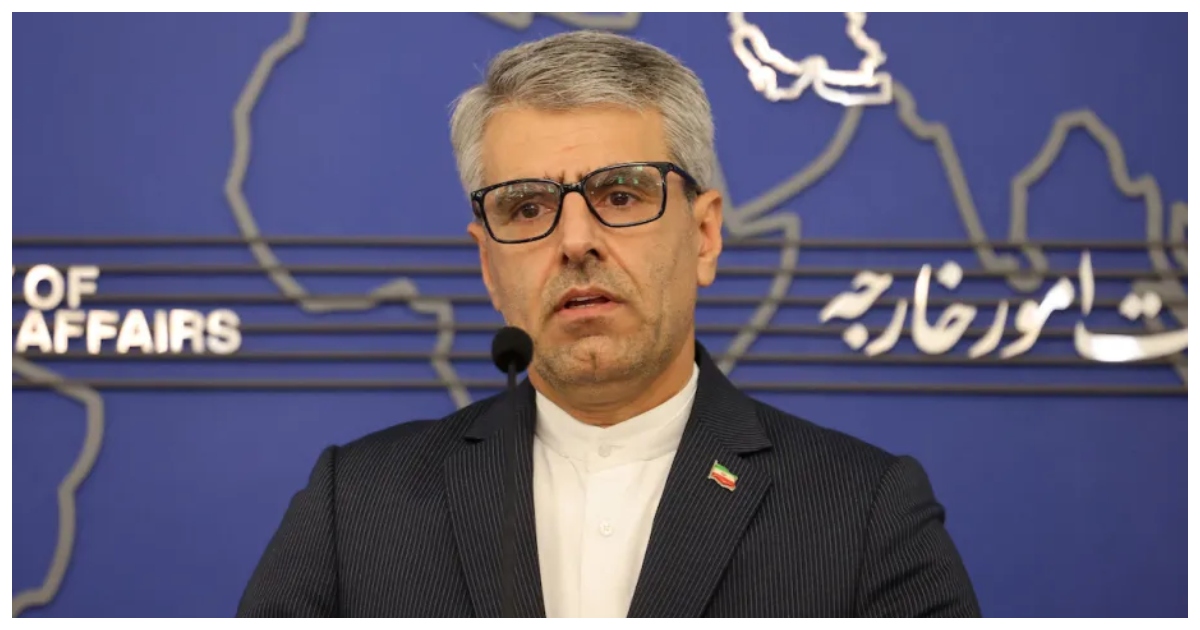 ইরানের পররাষ্ট্র মন্ত্রণালয়ের মুখপাত্র ইসমাইল বাঘেই। ছবি:  মিডল ইস্ট মনিটর