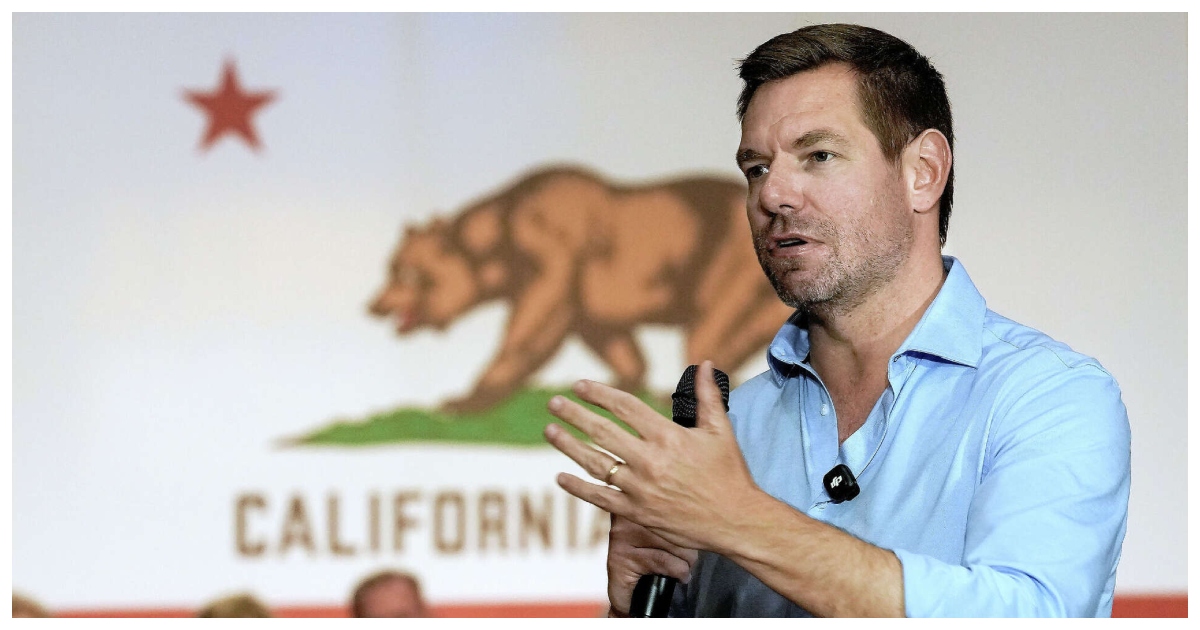 ক্যালিফোর্নিয়া স্টেইটে গভর্নর পদপ্রার্থী  ও কংগ্রেস সদস্য এরিক সুয়ালওয়েল। ছবি: সান ফ্রান্সিসকো ক্রনিকল